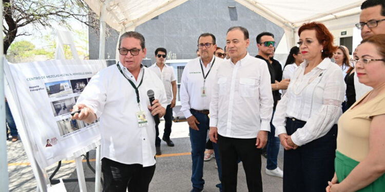 Supervisa Gobernador Durazo avance de Centro de Mezclas en Clínica 14 del IMSS