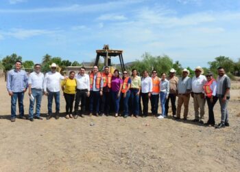 Primera piedra del telebachillerato en Estación Corral es un hecho histórico para la comunidad: diputado Iram Solís