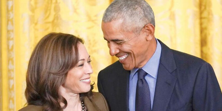 Kamala suma también apoyo de los Obama y toma fuerza en candidatura