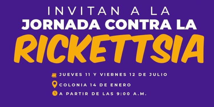 Invitan a la jornada  contra la Rickettsia