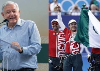 “Esperamos más medallas”: AMLO y Sheinbaum celebran el primer bronce de México en París 2024