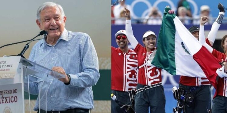 “Esperamos más medallas”: AMLO y Sheinbaum celebran el primer bronce de México en París 2024