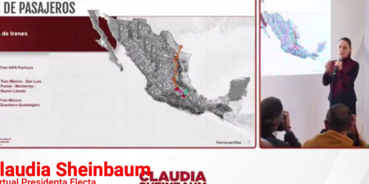 Trenes de pasajeros prioritarios en gobierno de Sheinbaum