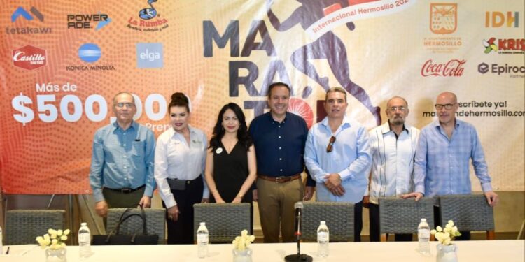 Preside Toño Astiazarán convocatoria a la mejor edición en la historia del Maratón Internacional de Hermosillo