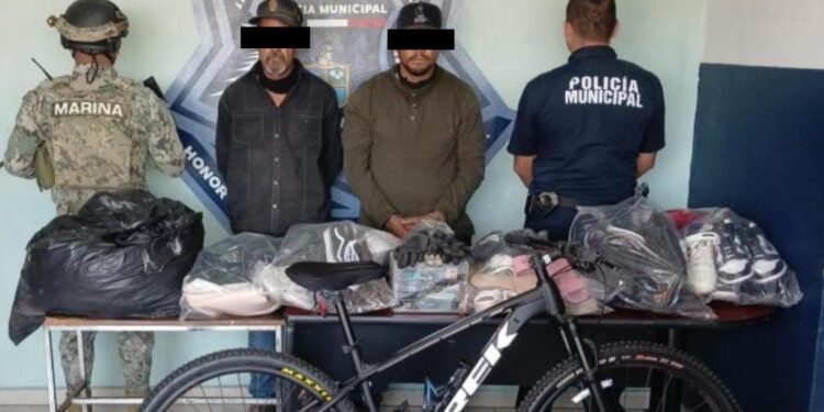 Aprehende SSPM a dos por robo a casa habitación