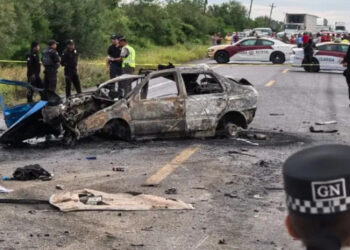 Choque e incendio dejan tres muertos en Tamaulipas; una víctima era de Guatemala