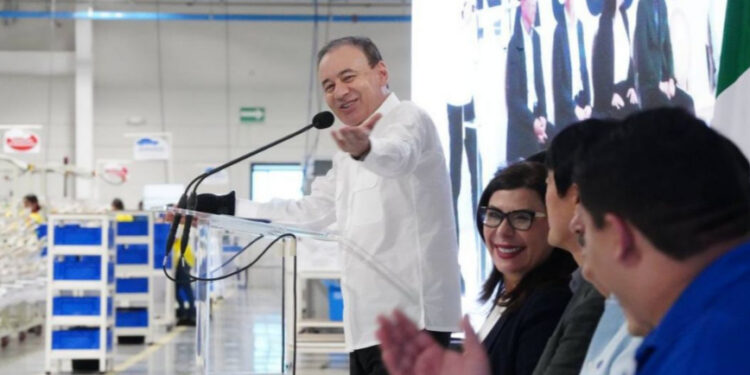 Atrae Gobernador Durazo más de mil nuevos empleos con inauguración de la planta Kyungshin México-Obregón