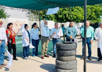 En lucha contra ARBOVIROSIS ponen en marcha campaña Cajeme más limpio llantatón 2024
