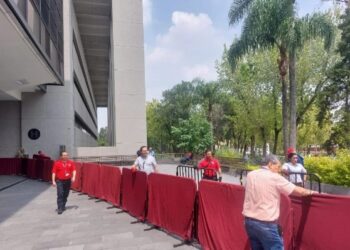 Revisa equipo de Sheinbaum logística en San Lázaro para toma de protesta