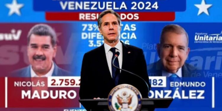 EE. UU. reconoce a Edmundo González como ganador de las elecciones en Venezuela