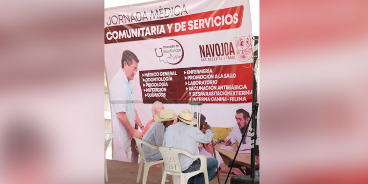 Atiende jornada comunitaria médica y de servicios a más de 500 en Tesia