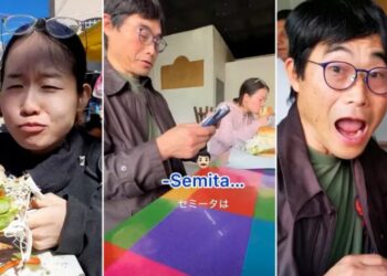 Japonés se asombra al probar por primera vez las cemitas poblanas: “Si fuera Japón estaría muy caro”