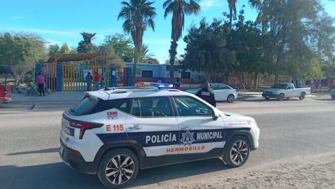 Listo operativo de la Policía de Hermosillo por inicio escolar