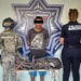 Aprende SSPM a sujeto por robo de accesorios de vehículos en pueblo yaqui