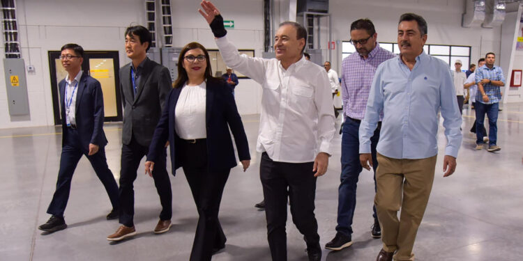 Participan alcalde y Gobernador en inauguración de la empresa Kyungshin Corp