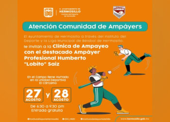 Invita Ayuntamiento de Hermosillo a Clínica de Ampayeo