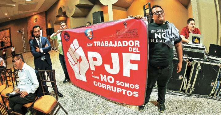 Trabajadores del Poder Judicial inician paro indefinido de labores