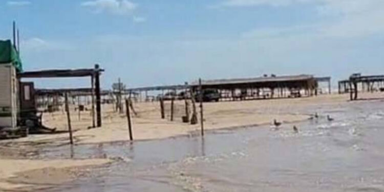 Golfo de Santa Clara registra la marea más alta del año