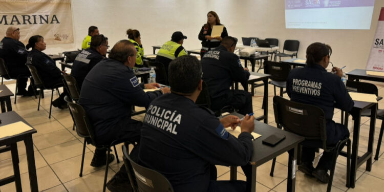 SSP Sonora capacita a policías de Guaymas sobre atención a víctimas de violencia familiar y de género
