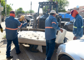 Retira Ayuntamiento de Hermosillo 173 toneladas de desechos no domésticos de 4 colonias