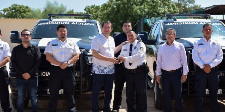 Más unidades para fortalecer la seguridad pública en Navojoa