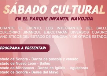 Sábado Cultural en el Parque Infantil de Navojoa.