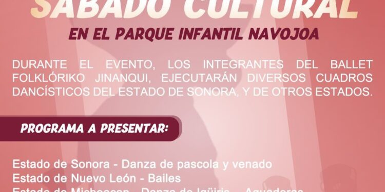 Sábado Cultural en el Parque Infantil de Navojoa.