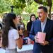 Presente alcalde Javier Lamarque resguardo de cápsula del tiempo en secundaria general número 4