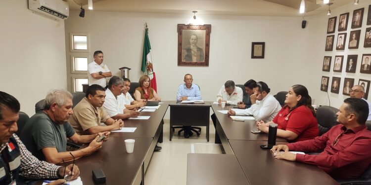 En Sesión Permanente el Comité de Protección Civil de Huatabampo