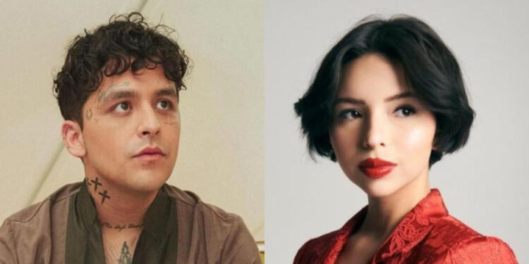 Nodal y Ángela Aguilar vulven a cantar juntos y se besan sobre el escenario