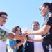 Entrega Alcalde cuatro patrullas recibidas del Gobierno del Estado