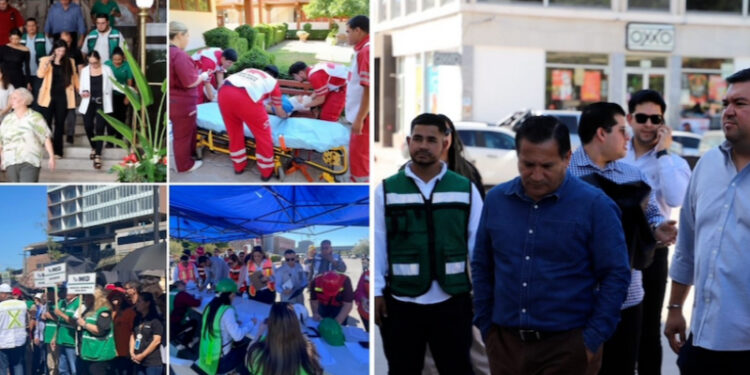 Reporta CEPC éxito en el Simulacro Nacional 2024 en Sonora