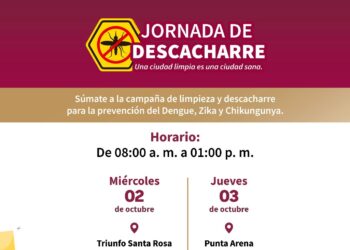 Promueve Ayuntamiento de Guaymas Jornada de Descacharre en Triunfo Santa Rosa y colonia Punta Arena