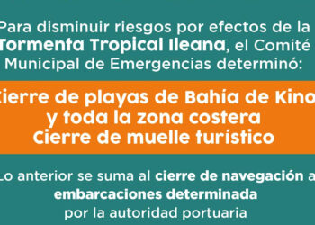 Acuerda Comité Operativo de Emergencias de Hermosillo el cierre de la playa de Bahía de Kino y comunidades costeras