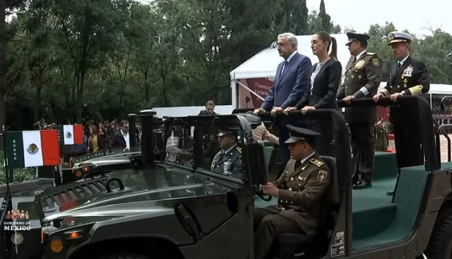 AMLO y Sheinbaum encabezan, de manera inédita, ceremonia de Niños Héroes