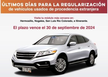 Llama Repuve Sonora a aprovechar últimos días de regularización de vehículos