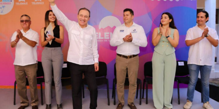 Garantiza Gobernador Durazo conectividad en Puerto Peñasco con modernización carretera y lanzamiento de señal de Telemax