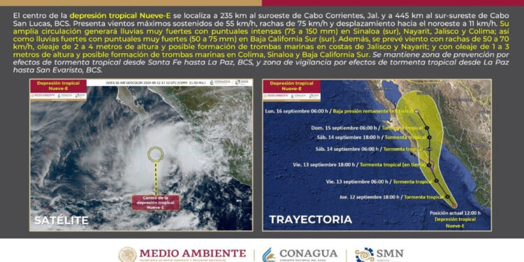Desplaza CEPC a personal al Sur del Estado por tormenta tropical Ileana