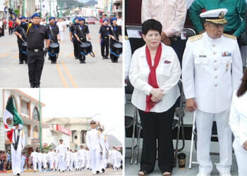 Celebra Ayuntamiento de Guaymas desfile conmemorativo al 214 inicio de la Independencia de México