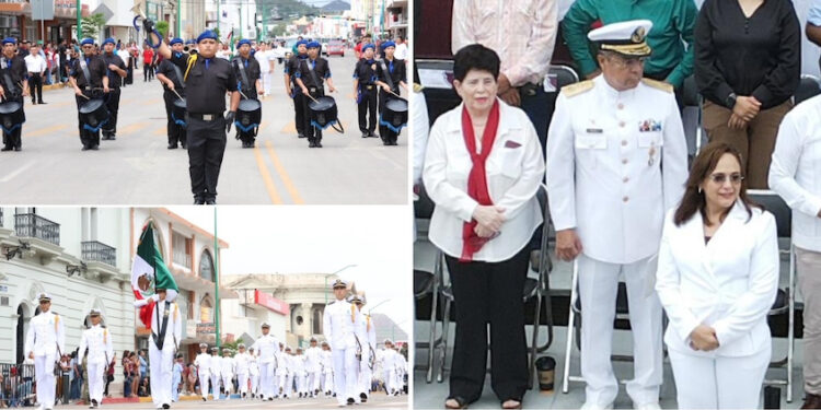 Celebra Ayuntamiento de Guaymas desfile conmemorativo al 214 inicio de la Independencia de México