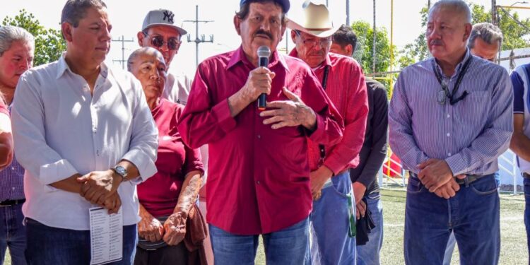 Rehabilita secretaría de bienestar espacio deportivo en la villa bonita