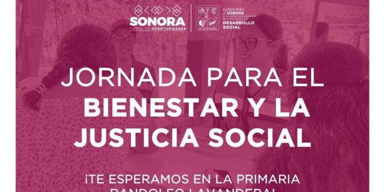 Llevará Gobierno de Sonora Jornada para el Bienestar y la Justicia Social a Rosario Tesopaco