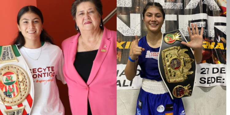 Alumna de Cecyte Sonora gana por sexta ocasión primer lugar en torneo binacional de box amateur