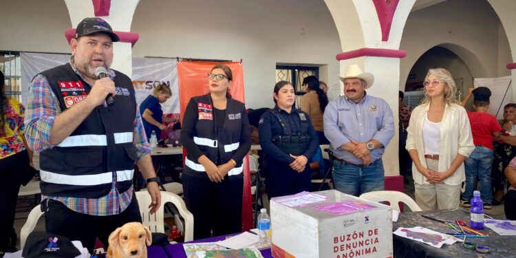 Realiza Gobierno de Sonora Jornada para el Bienestar y Justicia Social en Rosario Tesopaco