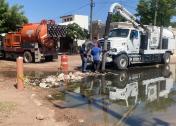 Avanza Programa Emergente de Desazolve de Drenajes Colapsados