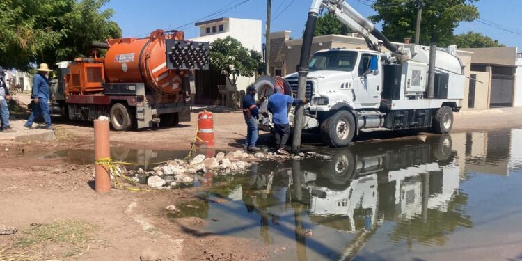 Avanza Programa Emergente de Desazolve de Drenajes Colapsados