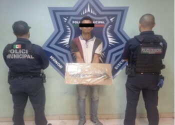 Detiene SSPM en la Luis Echeverría a presunto por portación de arma  prohibida