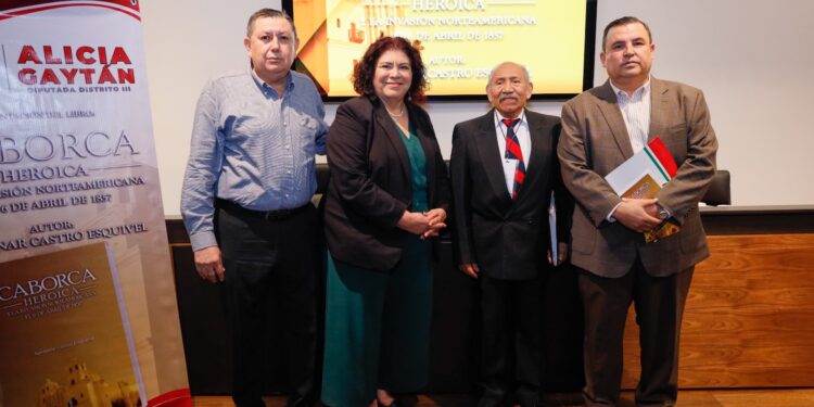 Presentan libro LIBRO CABORCA HEROICA Y LA INVASIÓN NORTEAMERICANA.