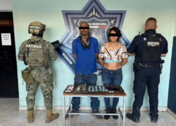 En operativo coordinado detiene SSPM y MARINA a dos por el presunto delito contra la salud