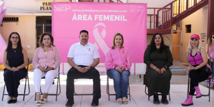 Acerca Gobierno de Sonora acciones de prevención del cáncer de mama a mujeres del Cereso